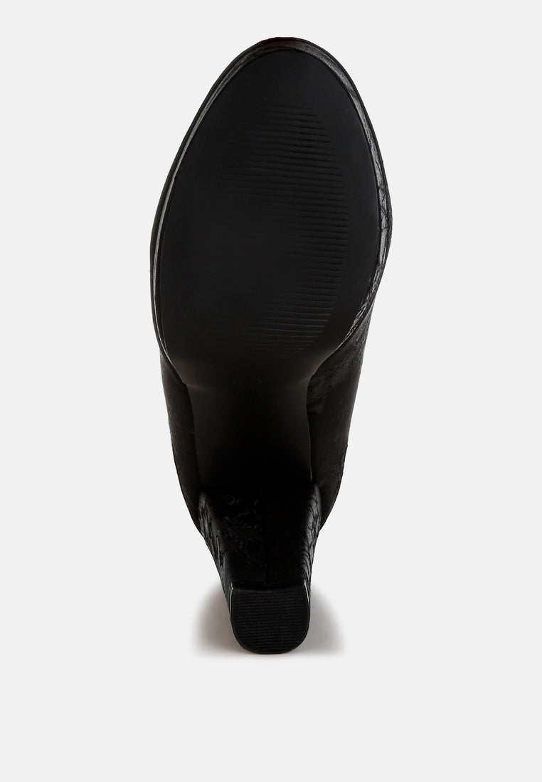 platform block heel pumps by mode#color_black