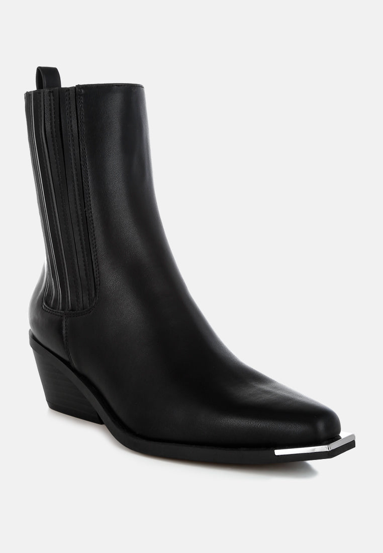 jeffers high ankle chelsea boots#color_black