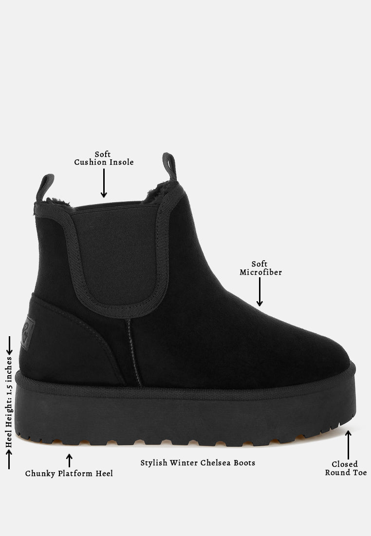 jicky chelsea ankle snow boots#color_black