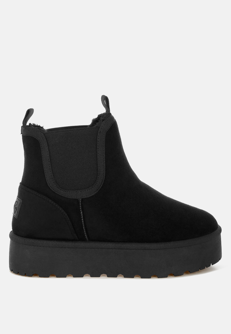 jicky chelsea ankle snow boots#color_black