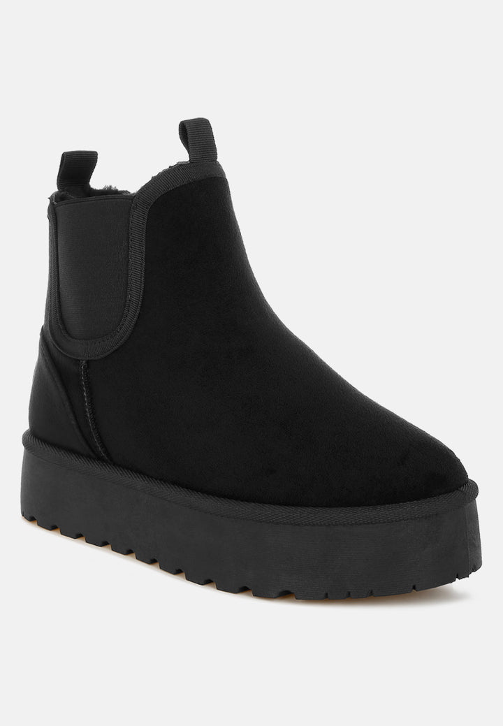 jicky chelsea ankle snow boots#color_black