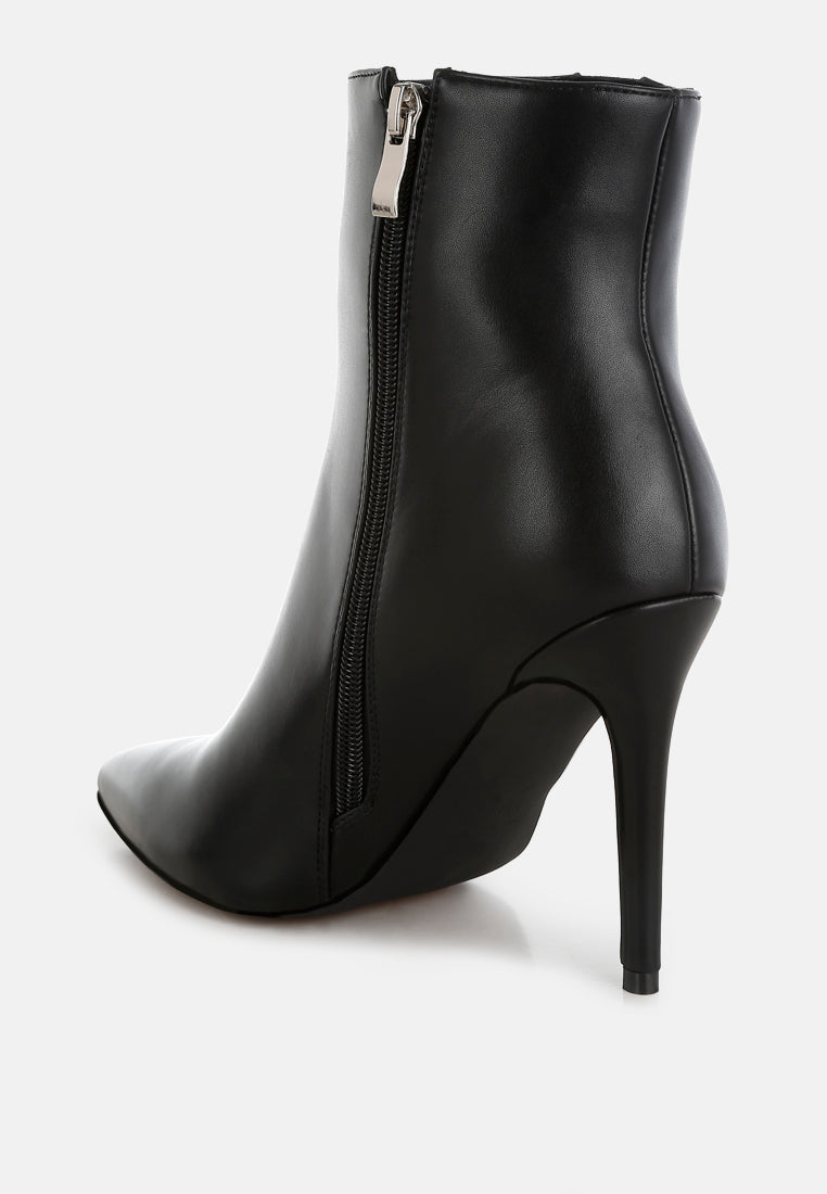 kalina rhinestones chain detail boots#color_black