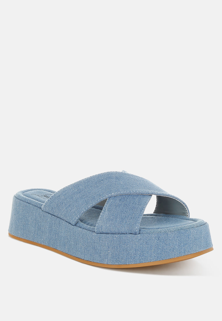 karbi denim flatform slip ons#color_denim