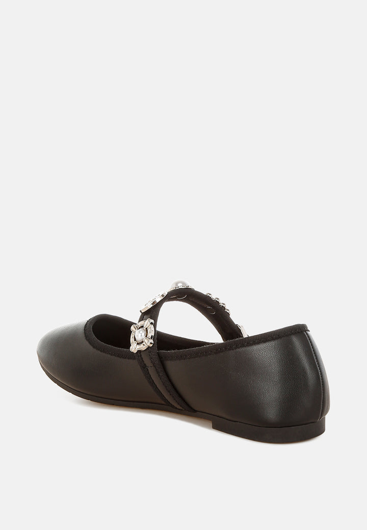 charms embellished flat mary janes by mode#color_black