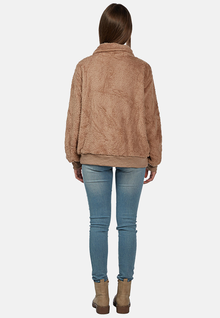 cozy furry winter jacket#color_khaki
