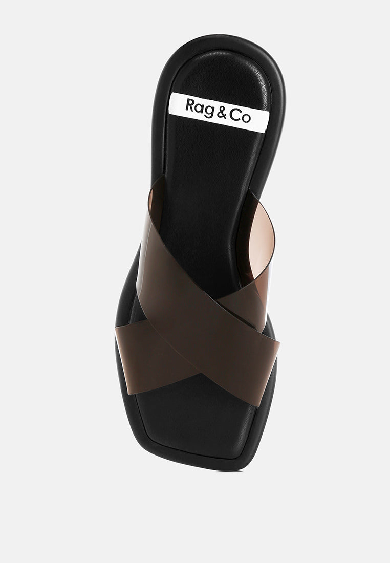 kimama criss cross strap slip ons#color_black-man-made-material