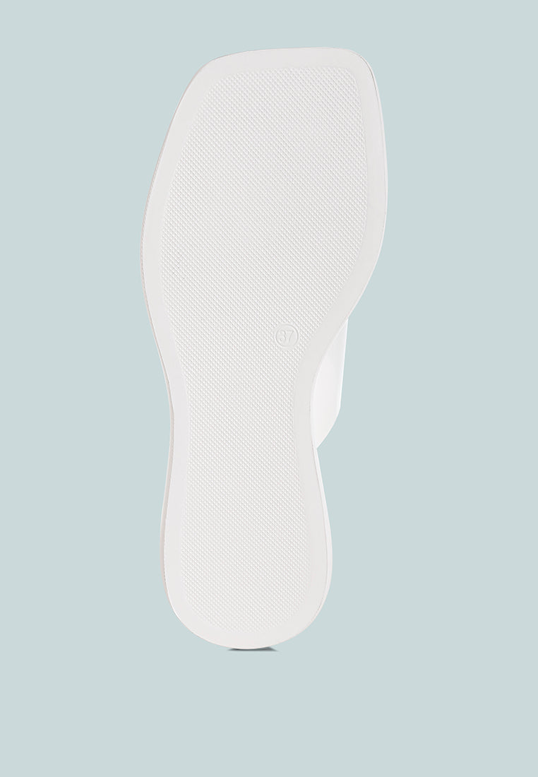 kimama criss cross strap slip ons#color_white-man-made-material