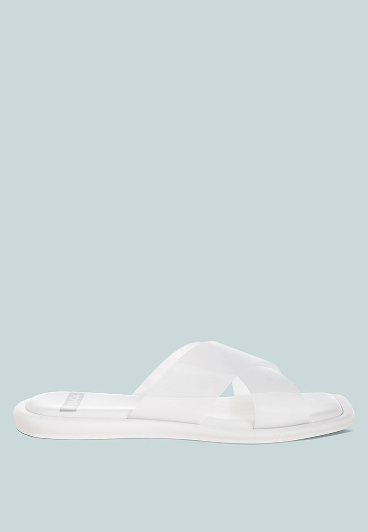 kimama criss cross strap slip ons#color_white-man-made-material