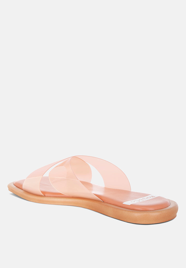 kimama criss cross strap slip ons#color_pink-man-made-material