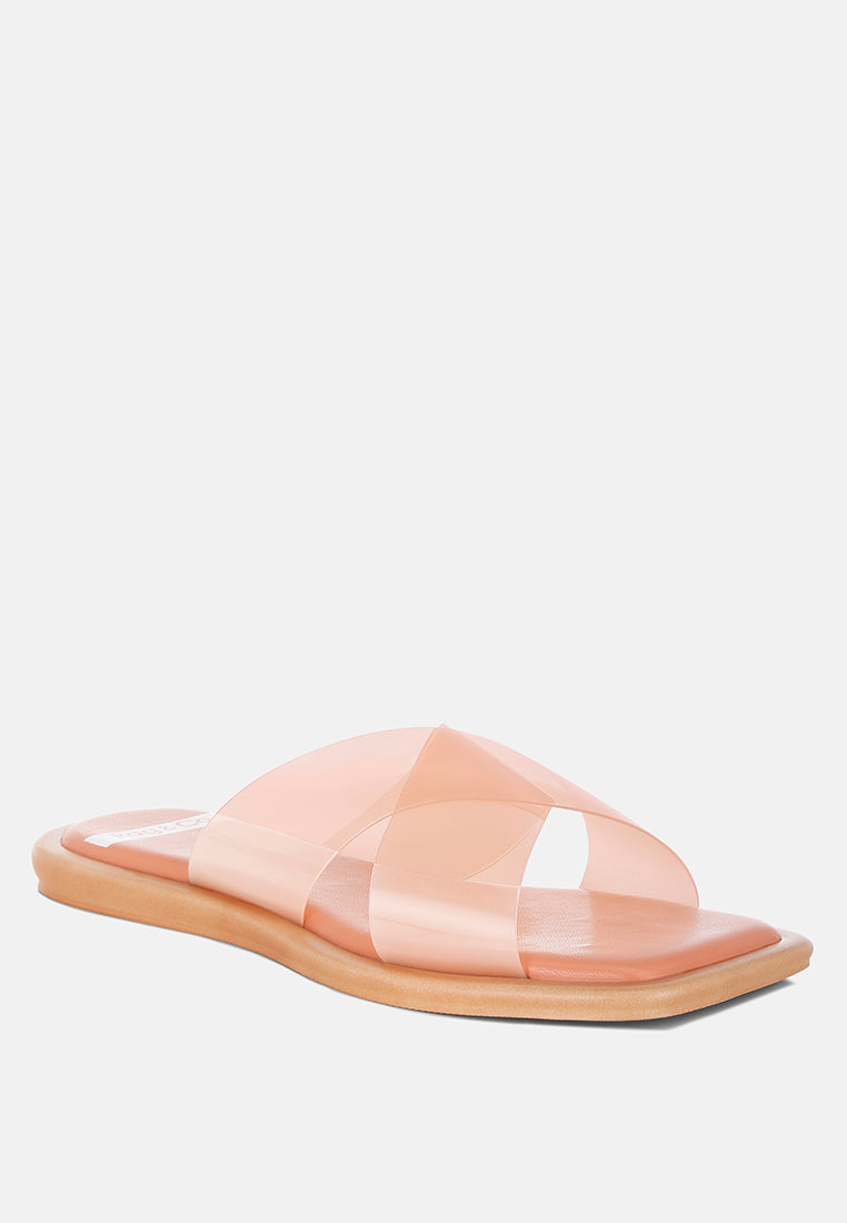 kimama criss cross strap slip ons#color_pink-man-made-material