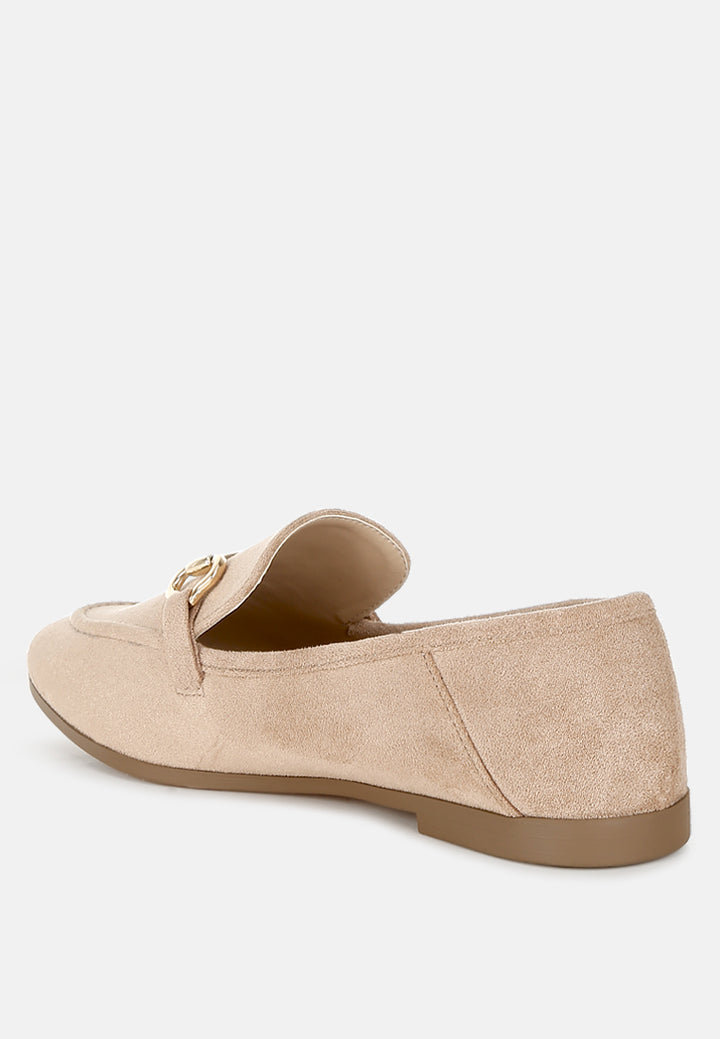 kingsley horsebit embellished loafers#color_taupe