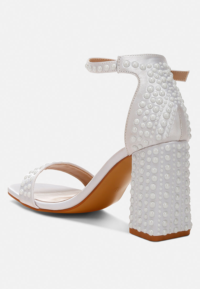 klebba pearls embellished satin sandals#color_off-white