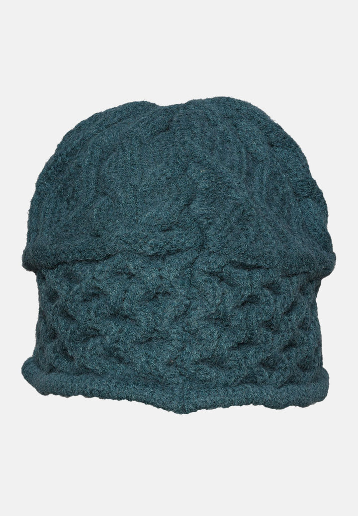 knit bucket hat#color_teal-green