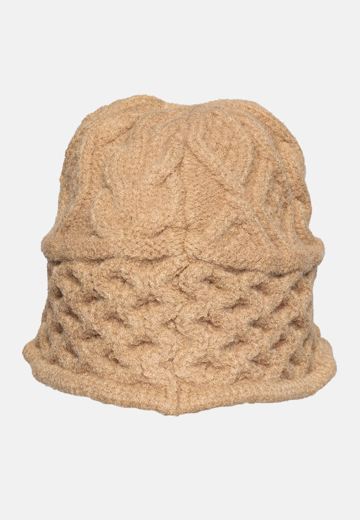 knit bucket hat#color_beige
