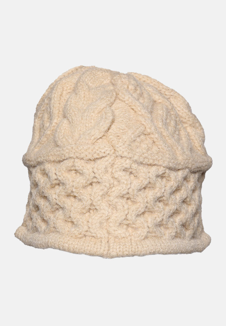 knit bucket hat#color_cream