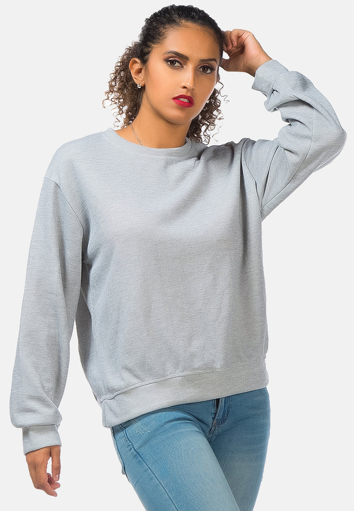 knitted long sleeve pullover sweatshirt by ruw#color_grey