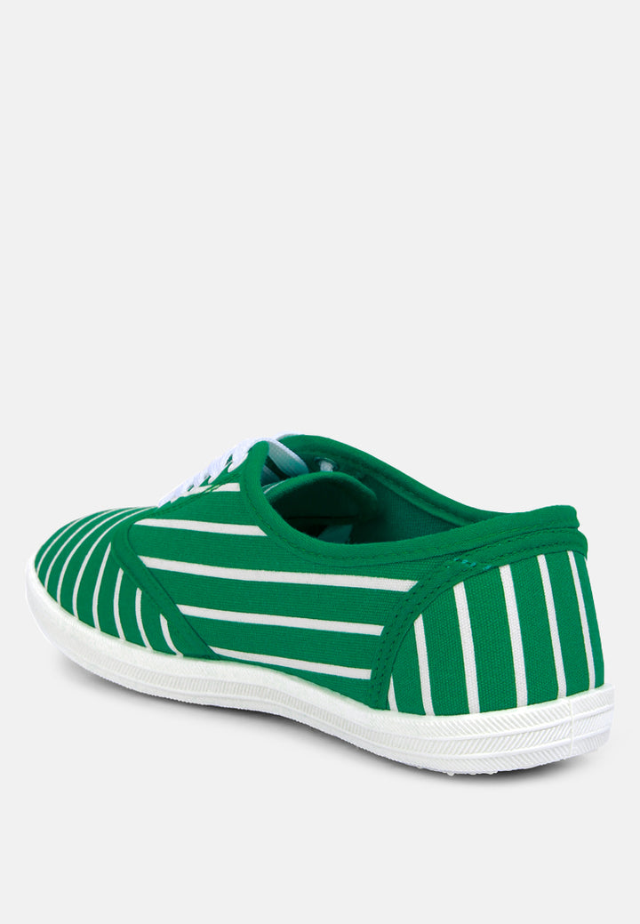breathable lightweight canvas sneakers#color_green