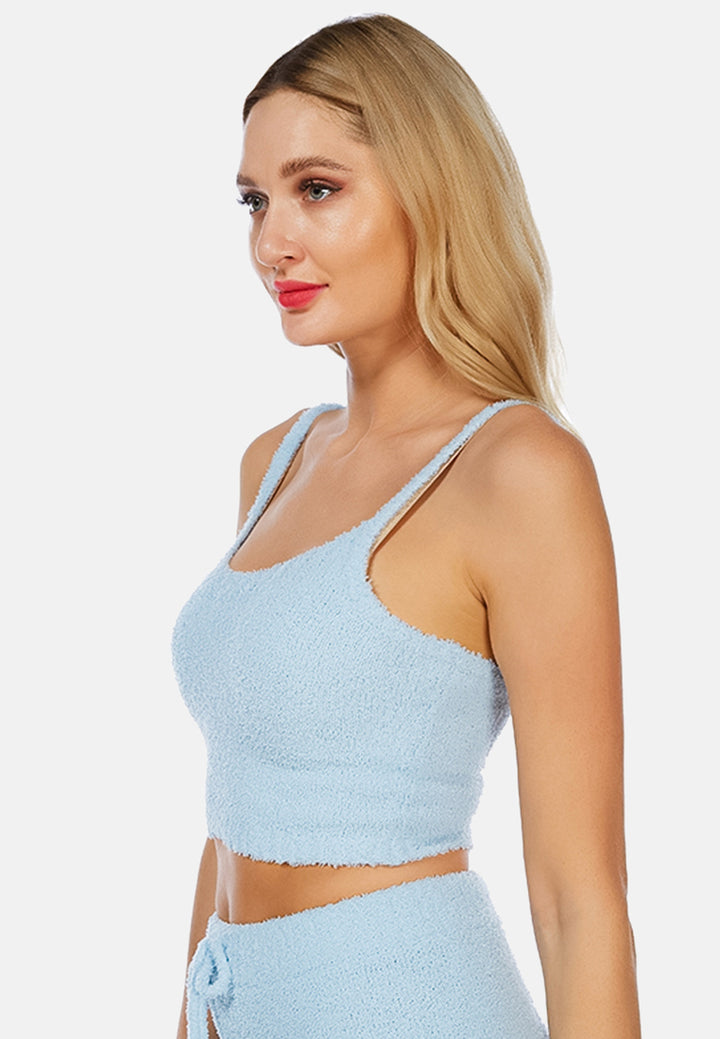 knitted spaghetti top#color_blue