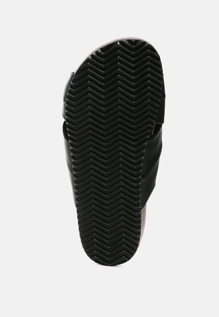 knot strap slide flats#color_black
