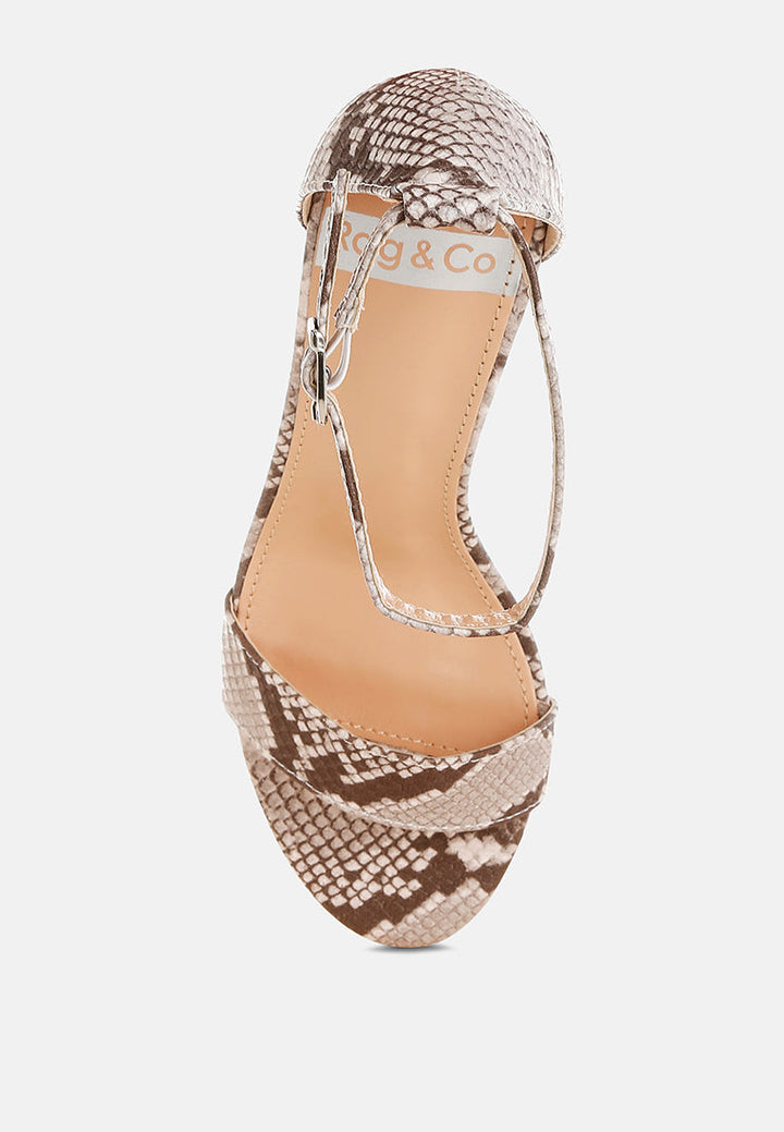 kodor snake print slim wedge heel sandals#color_natural