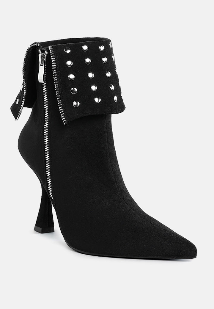 kolara studded foldover boots#color_black