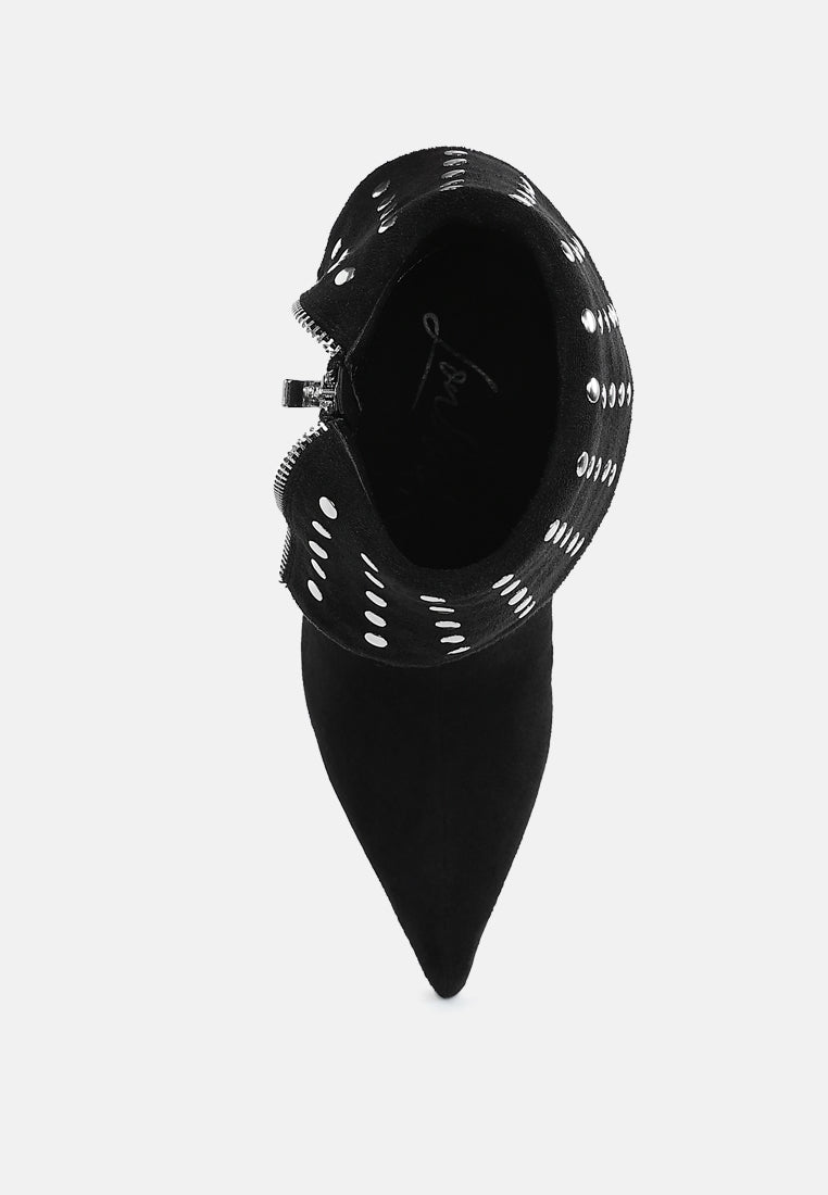 kolara studded foldover boots#color_black