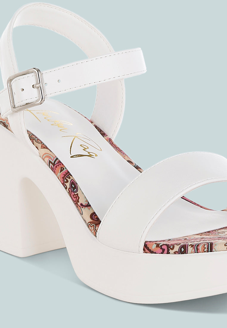 faux leather pin buckle platform heels by ft#color_white