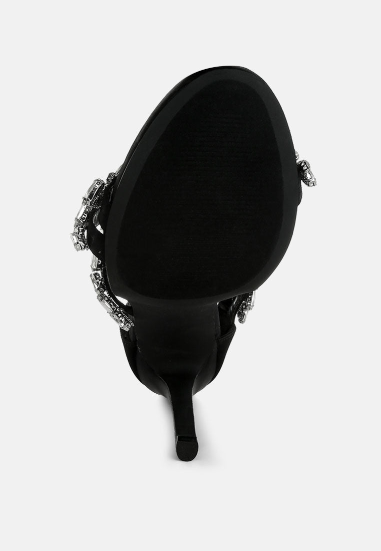 korna diamante embellished stiletto heel sandals#color_black