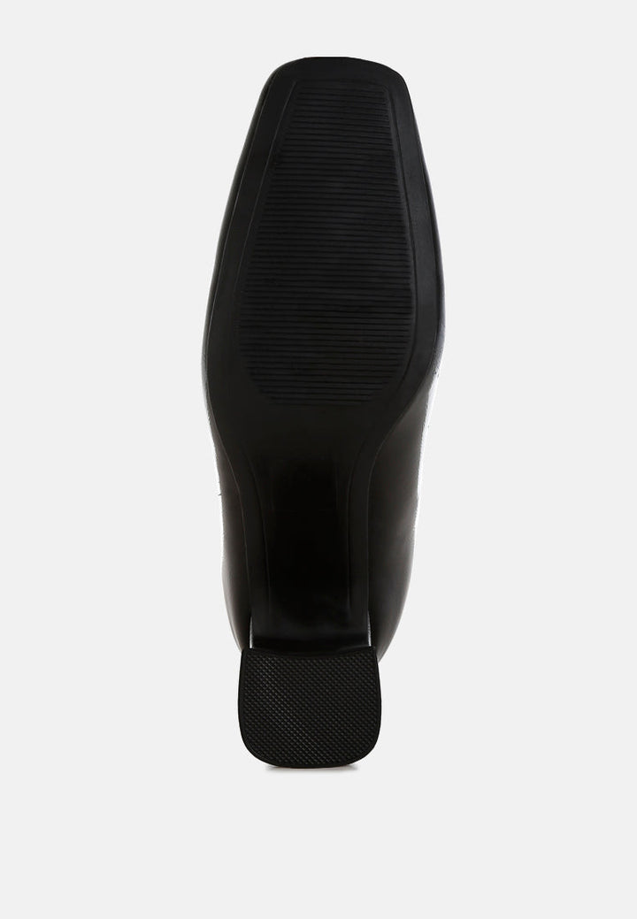 patent square toe ankle boots by rag#color_black