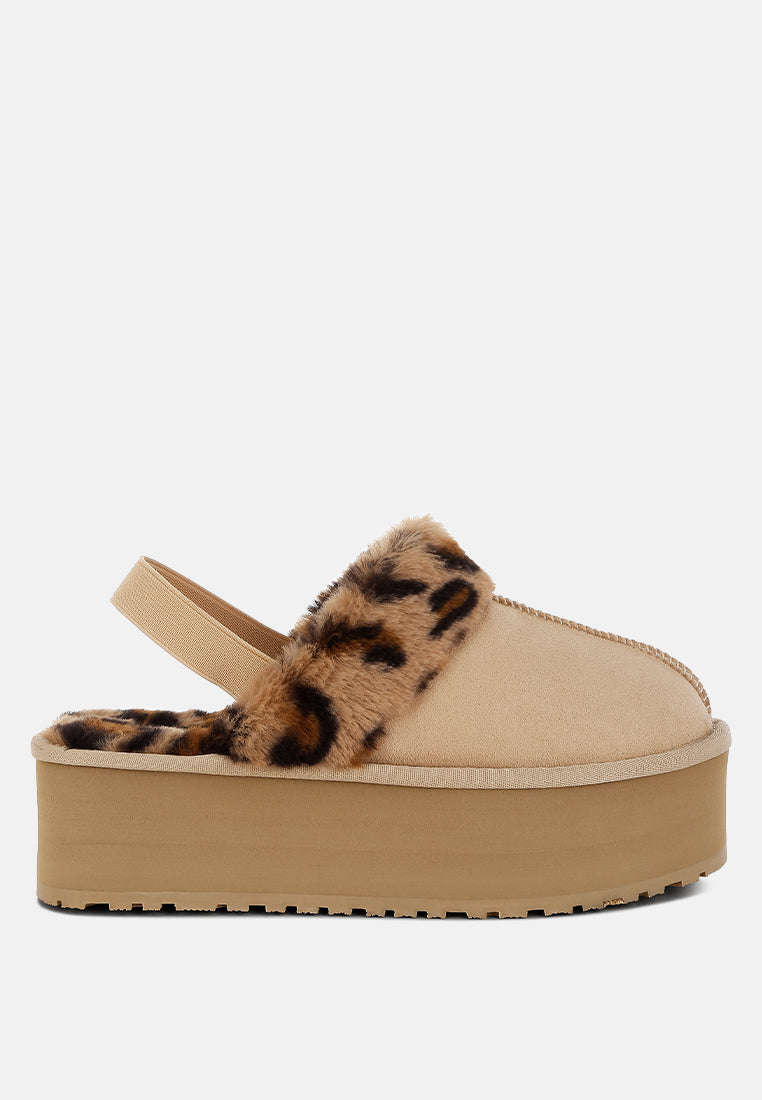 leopard faux fur platform classic slingback by ruw#color_beige