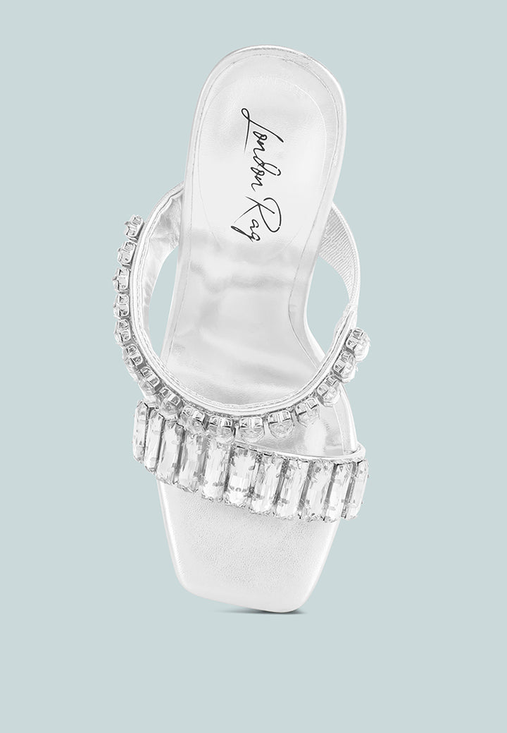 leonardi oversized crystal baguette stone heels#color_silver-metallic-faux-leather