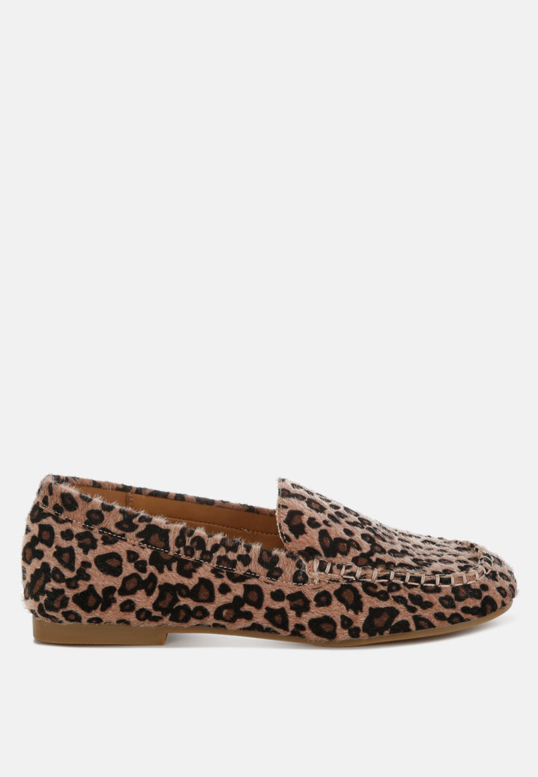 leopard print flat loafers by mode#color_leopard