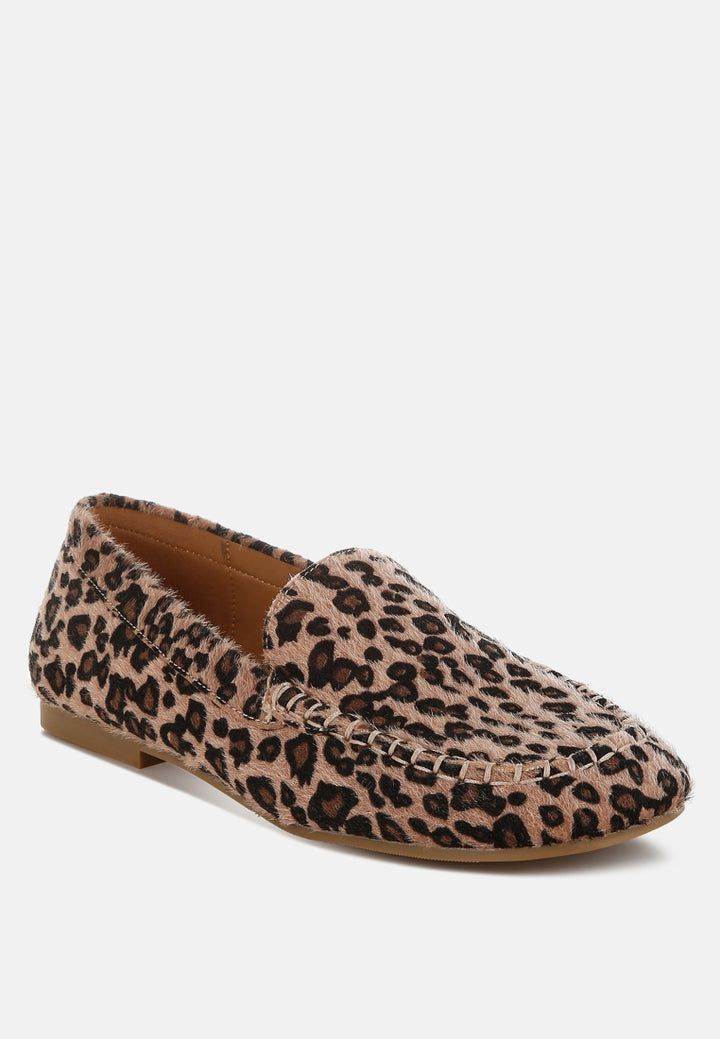 leopard print flat loafers by mode#color_leopard
