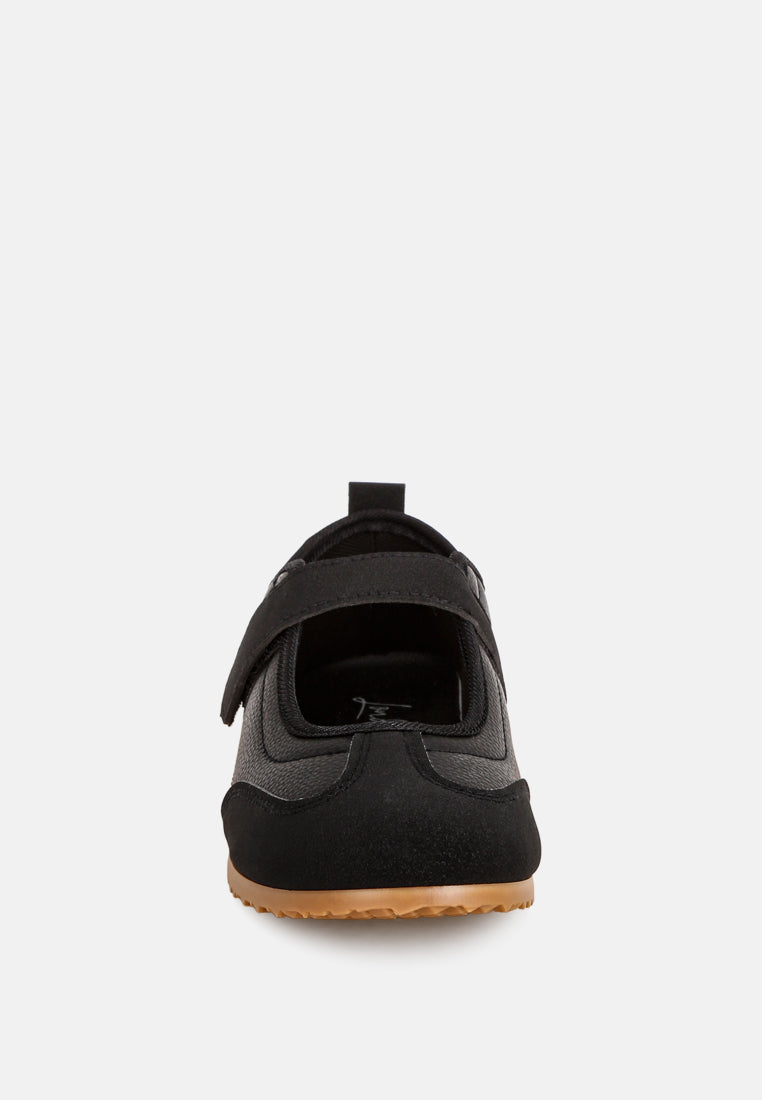litasha classic velcro-strap sneakers#color_black