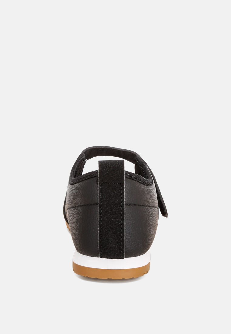 litasha classic velcro-strap sneakers#color_black