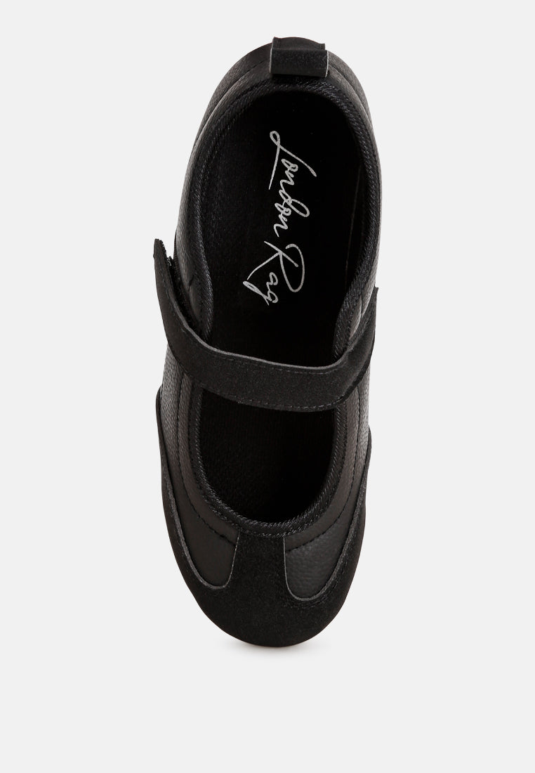 litasha classic velcro-strap sneakers#color_black