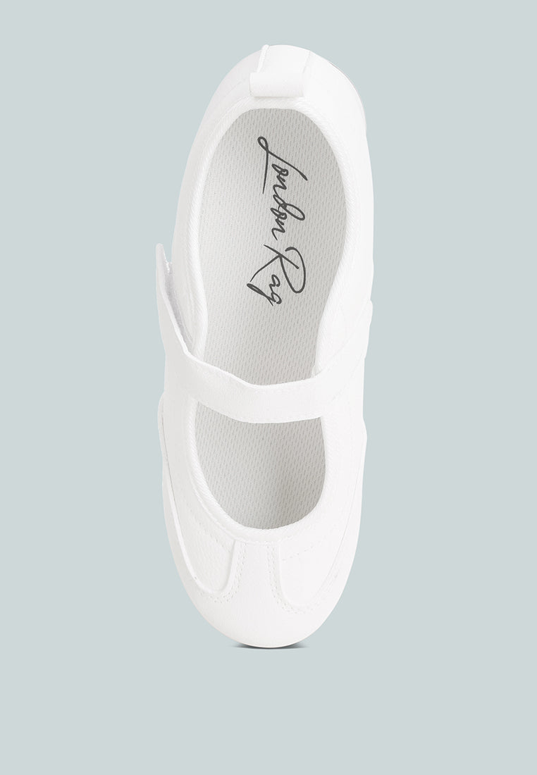 litasha classic velcro-strap sneakers#color_white