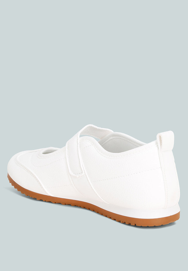 litasha classic velcro-strap sneakers#color_white