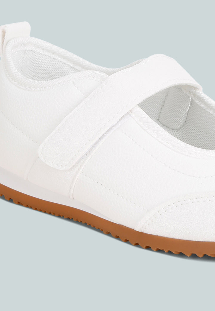 litasha classic velcro-strap sneakers#color_white