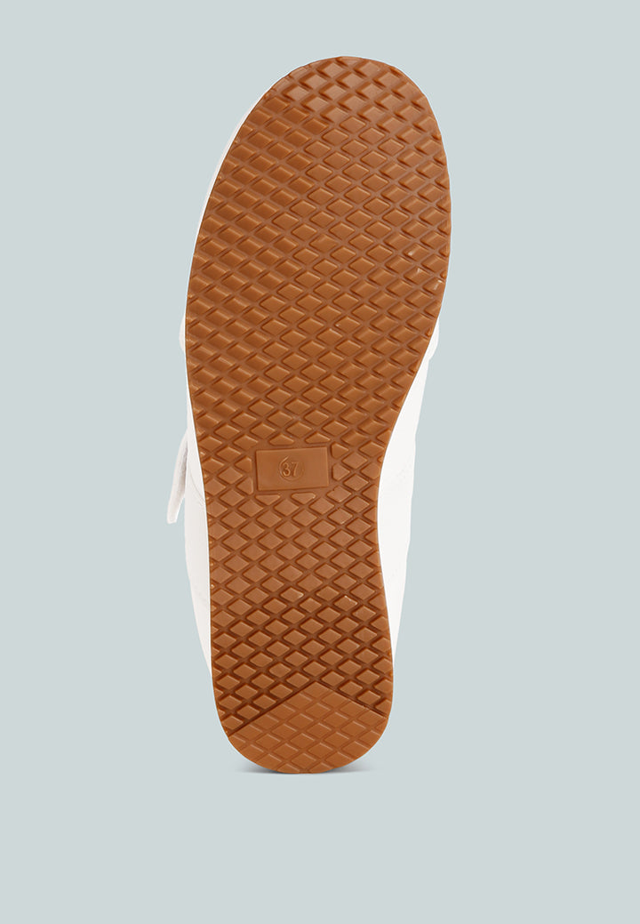 litasha classic velcro-strap sneakers#color_white