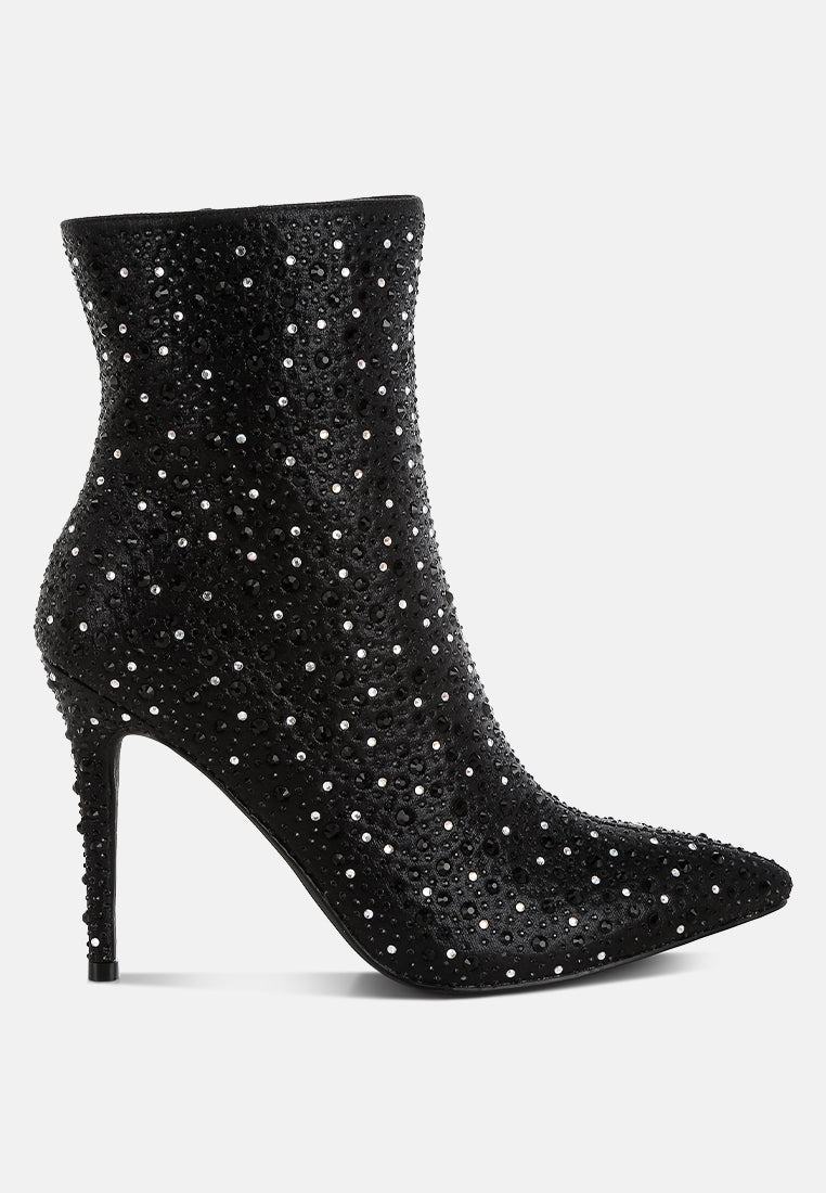 rhinestones embellished stiletto boots by ruw#color_black