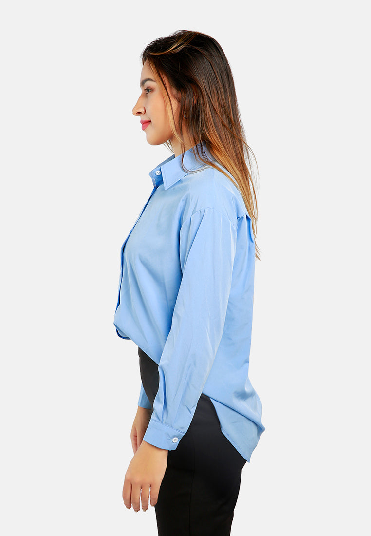 Long Sleeve Shirt#color_aqua-blue