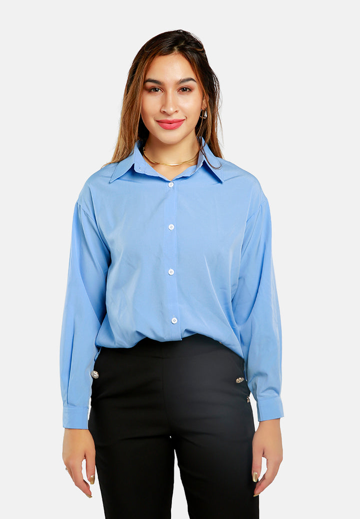 Long Sleeve Shirt#color_aqua-blue