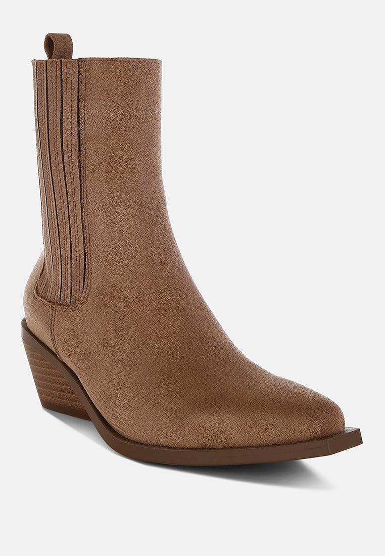 lording high ankle microfiber chelsea boots#color_beige