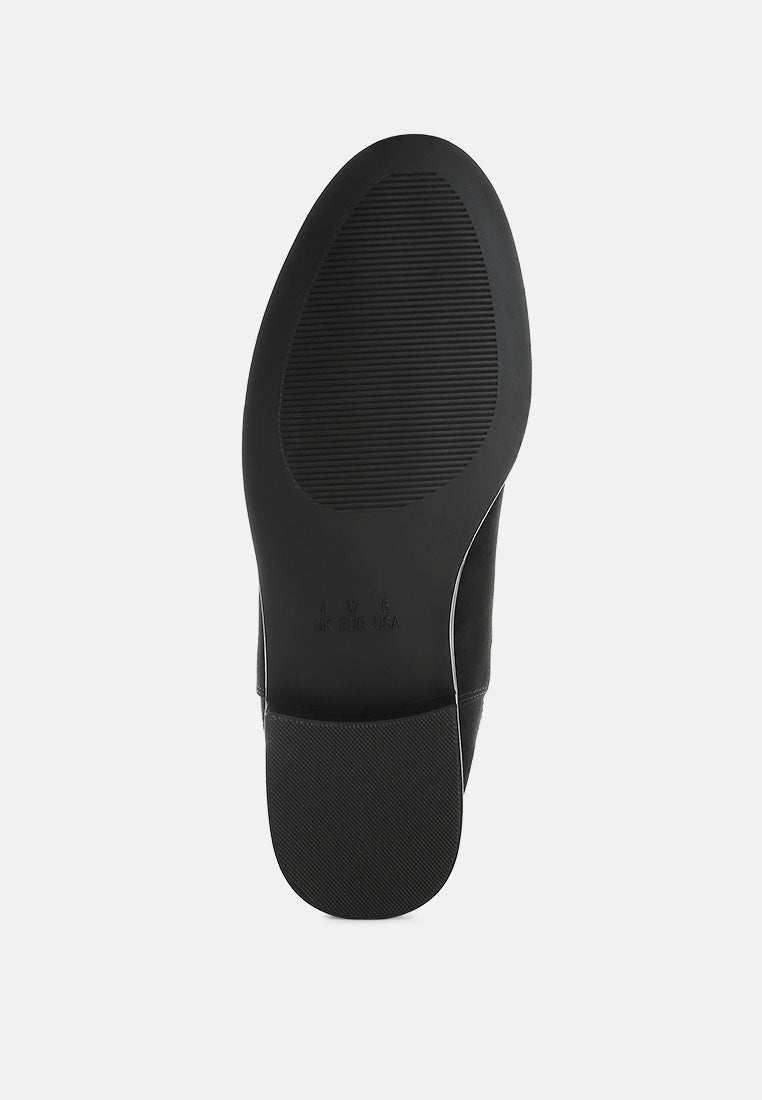 ayasa low block heel chelsea boots#color_black