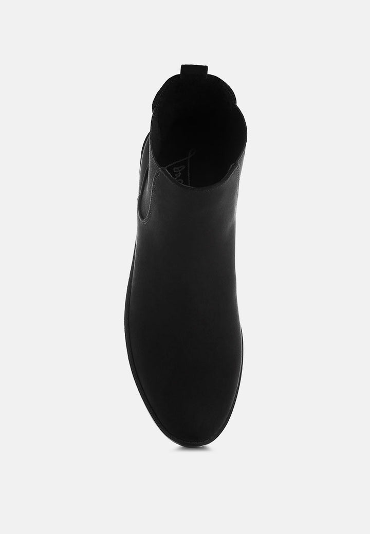 ayasa low block heel chelsea boots#color_black