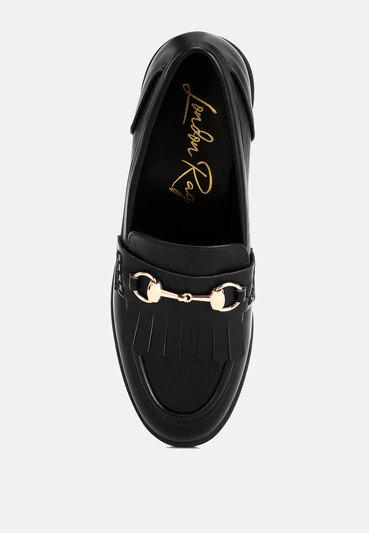 enola low block heel loafers by mode#color_black