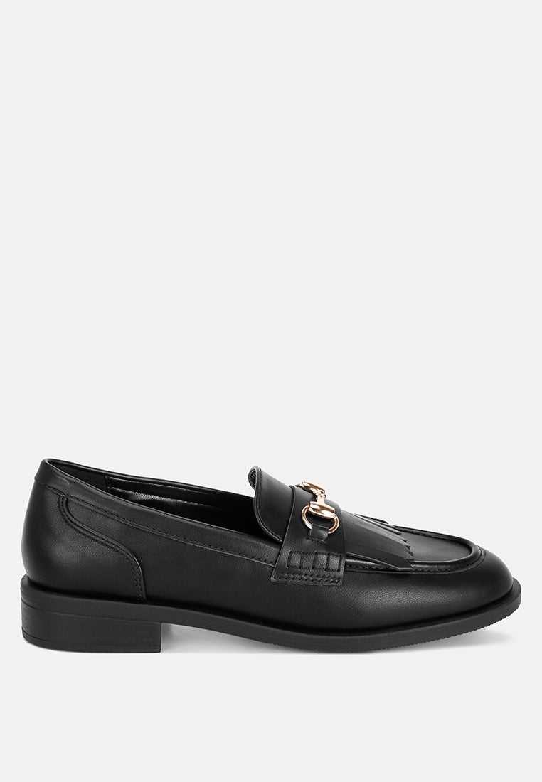 enola low block heel loafers by mode#color_black