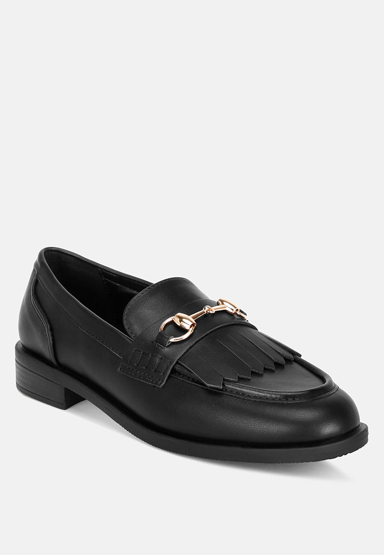 enola low block heel loafers by mode#color_black