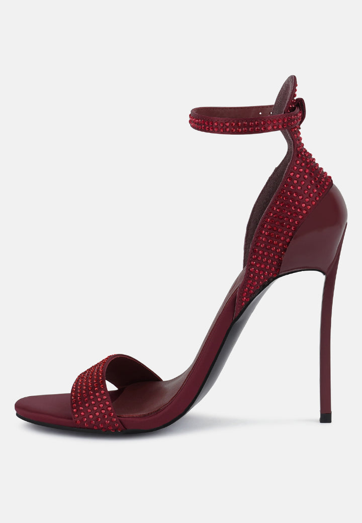 magnate rhinestone embellished stiletto sandals#color_burgundy